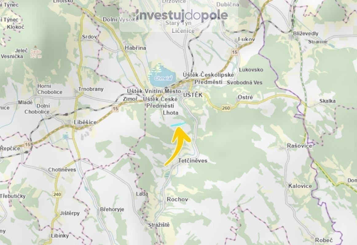 Prodej pozemku 1.755 m², Úštěk, Ústecký kraj Prodej pozemku 1.755 m², Úštěk, Ústecký kraj