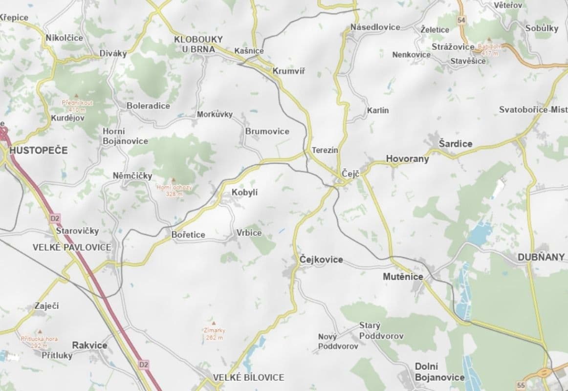 Prodej pozemku 8.100 m², Čejkovice, Jihomoravský kraj Prodej pozemku 8.100 m², Čejkovice, Jihomoravský kraj
