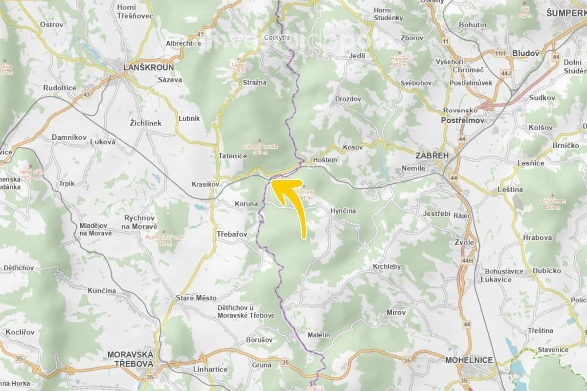 Prodej pozemku 4.002 m², Tatenice, Pardubický kraj Prodej pozemku 4.002 m², Tatenice, Pardubický kraj