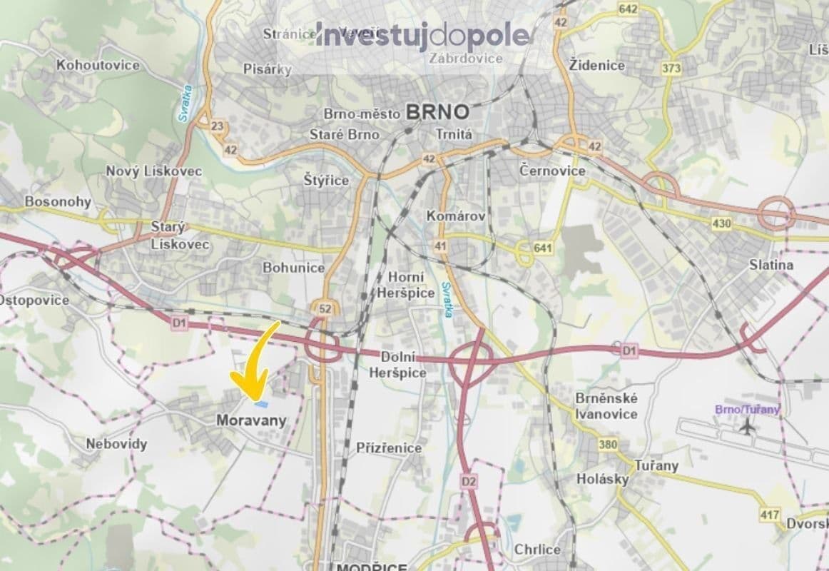 Prodej pozemku 12.960 m², Moravany, Jihomoravský kraj Prodej pozemku 12.960 m², Moravany, Jihomoravský kraj