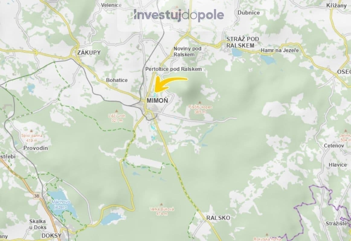 Prodej pozemku 23.999 m², Mimoň, Liberecký kraj Prodej pozemku 23.999 m², Mimoň, Liberecký kraj