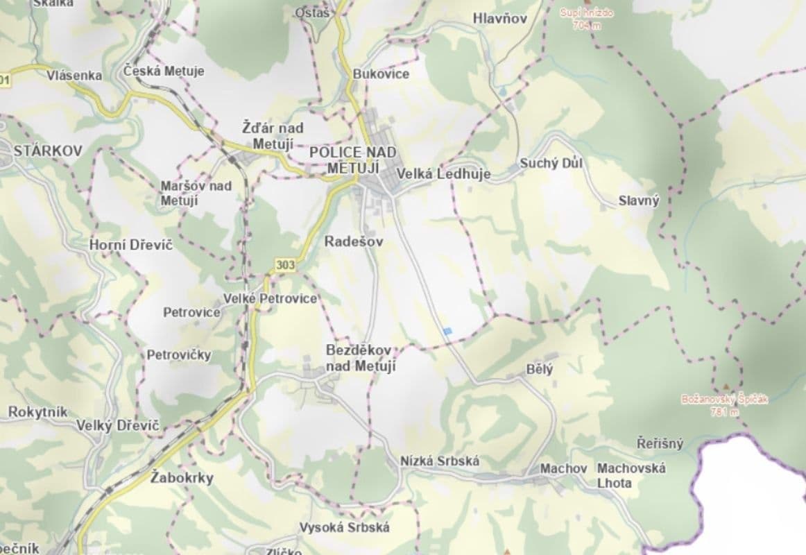 Prodej pozemku 11.873 m², Police nad Metují, Královéhradecký kraj Prodej pozemku 11.873 m², Police nad Metují, Královéhradecký kraj