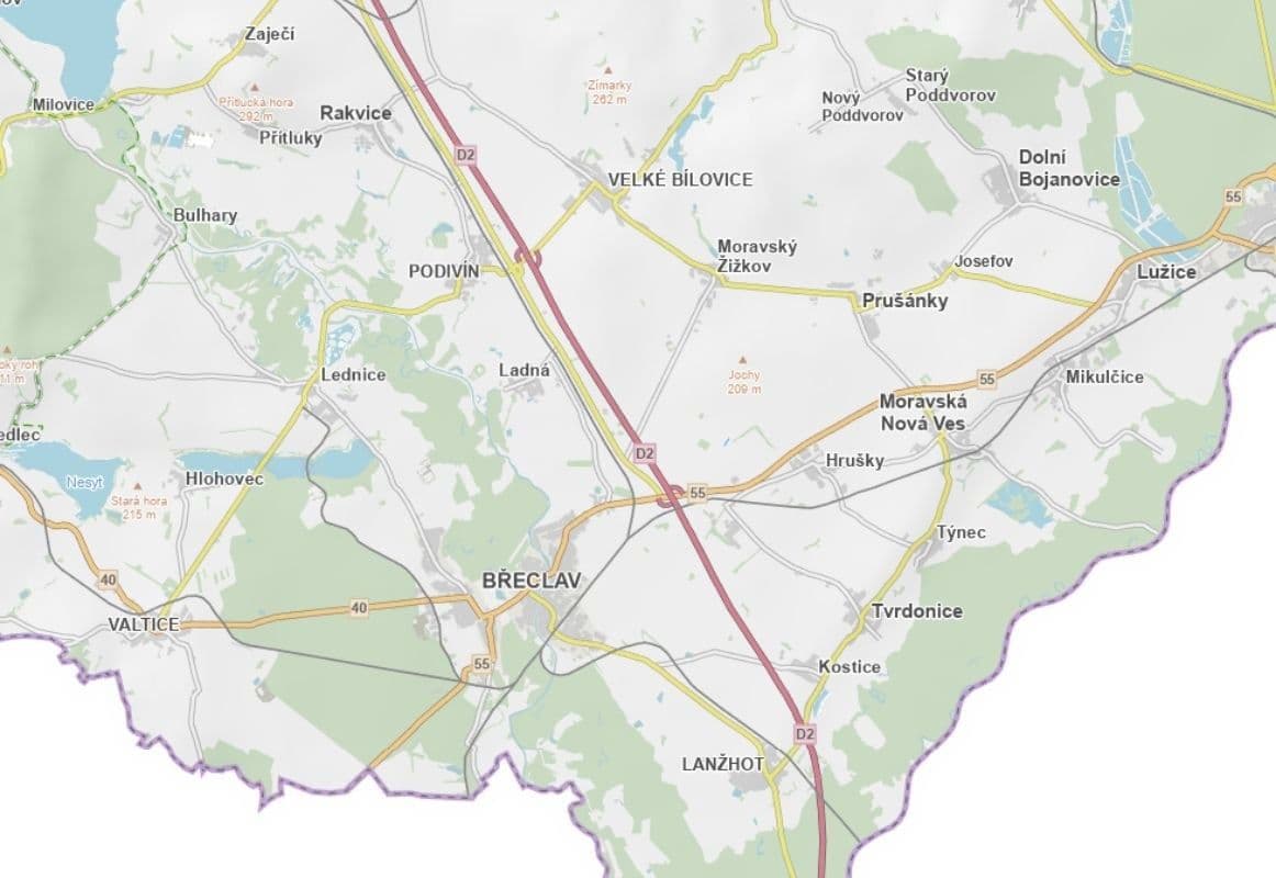 Prodej pozemku 1.484 m², Hrušky, Jihomoravský kraj Prodej pozemku 1.484 m², Hrušky, Jihomoravský kraj