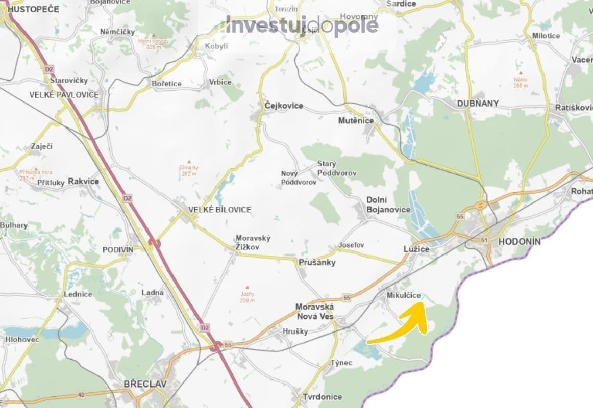 Prodej pozemku 1.713 m², Mikulčice, Jihomoravský kraj Prodej pozemku 1.713 m², Mikulčice, Jihomoravský kraj