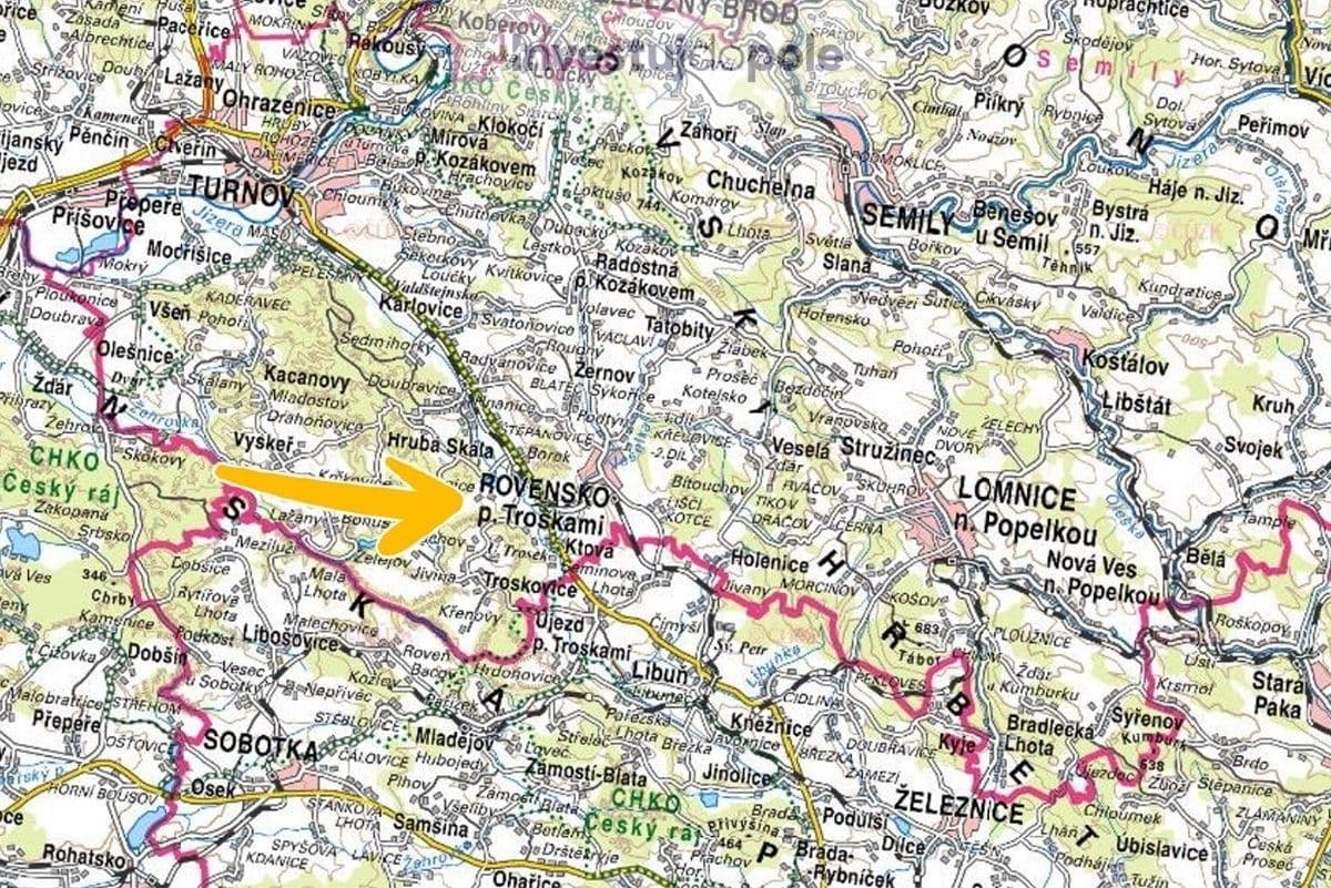 Prodej pozemku 2.240 m², Hrubá Skála, Liberecký kraj Prodej pozemku 2.240 m², Hrubá Skála, Liberecký kraj