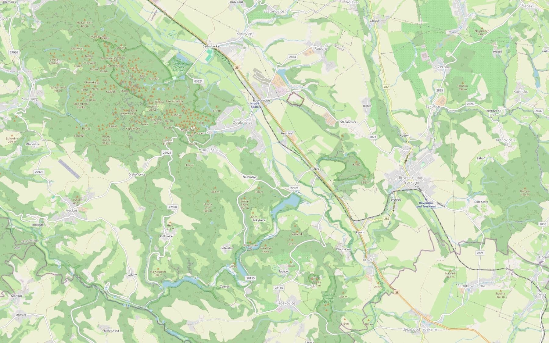 Prodej pozemku 2.240 m², Hrubá Skála, Liberecký kraj Prodej pozemku 2.240 m², Hrubá Skála, Liberecký kraj