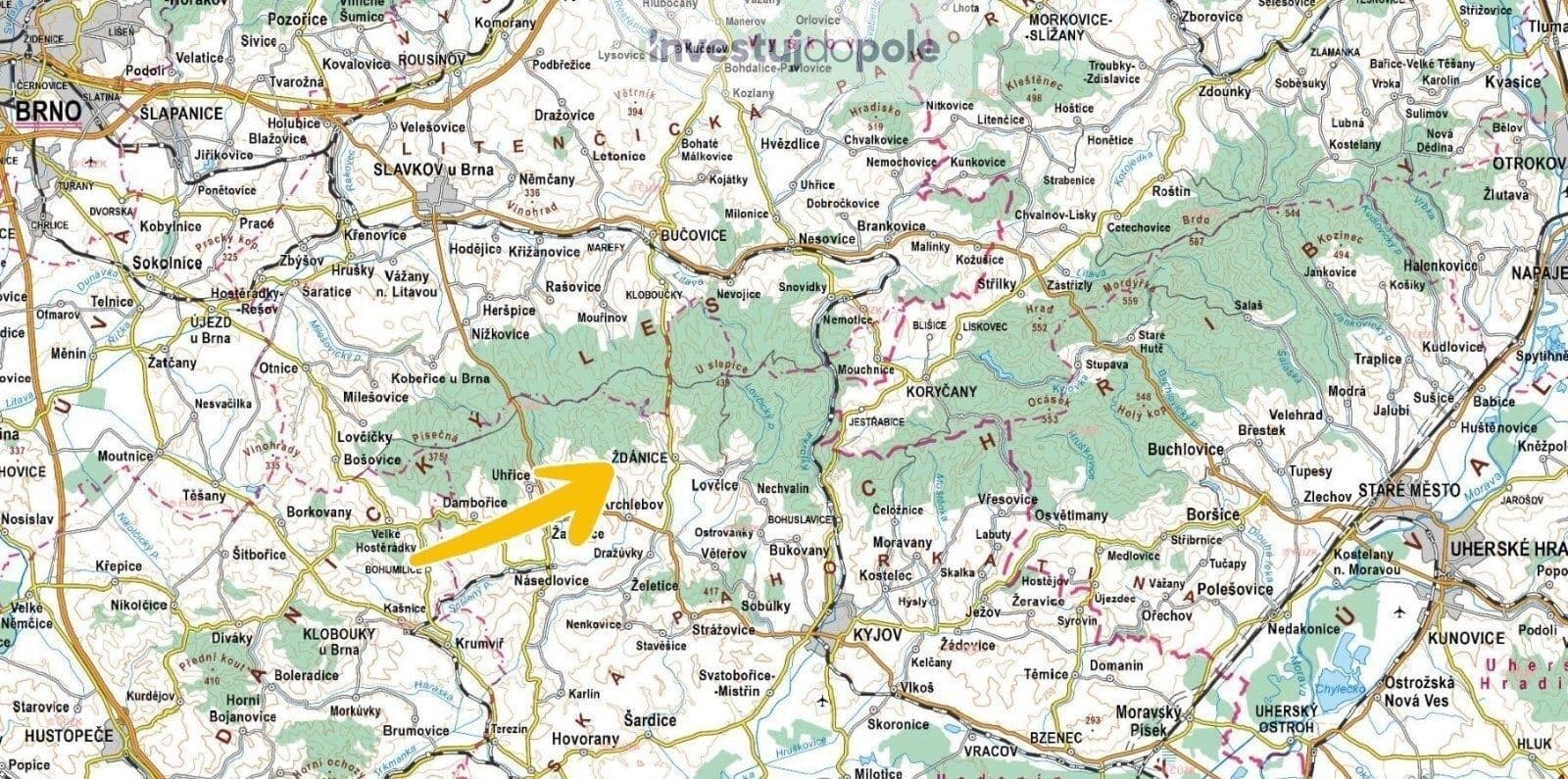 Prodej pozemku 2.273 m², Archlebov, Jihomoravský kraj Prodej pozemku 2.273 m², Archlebov, Jihomoravský kraj