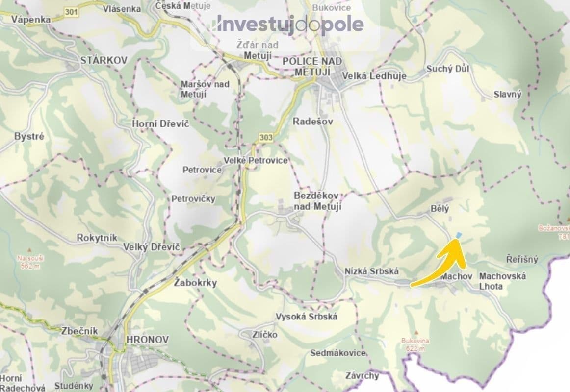 Prodej pozemku 9.090 m², Machov, Královéhradecký kraj Prodej pozemku 9.090 m², Machov, Královéhradecký kraj