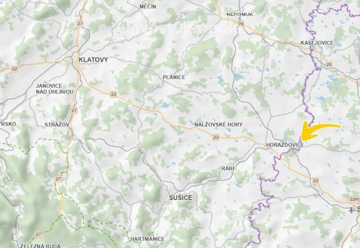 Prodej pozemku 3.672 m², Horažďovice, Plzeňský kraj Prodej pozemku 3.672 m², Horažďovice, Plzeňský kraj