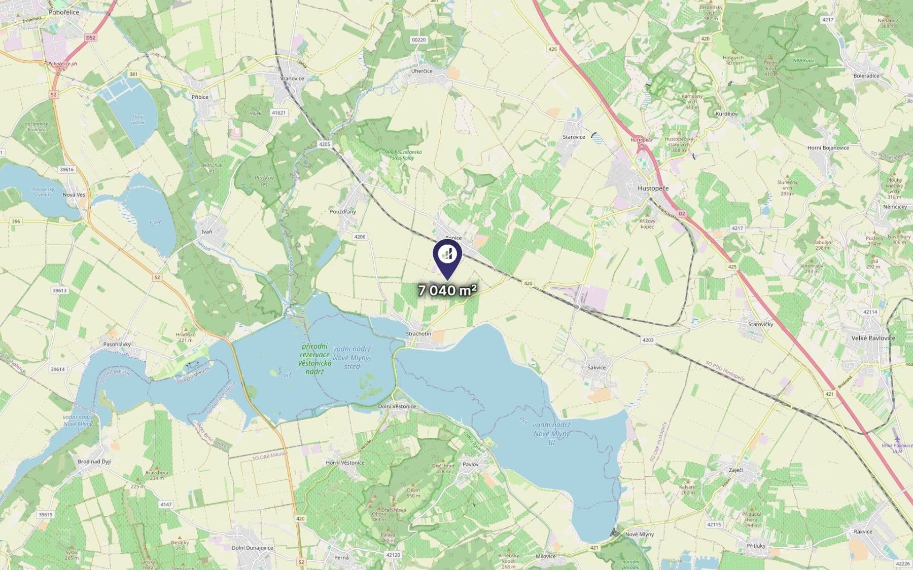 Prodej pozemku 7.040 m², Popice, Jihomoravský kraj Prodej pozemku 7.040 m², Popice, Jihomoravský kraj