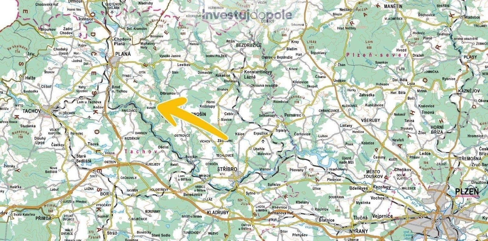 Prodej pozemku 17.635 m², Planá, Plzeňský kraj Prodej pozemku 17.635 m², Planá, Plzeňský kraj