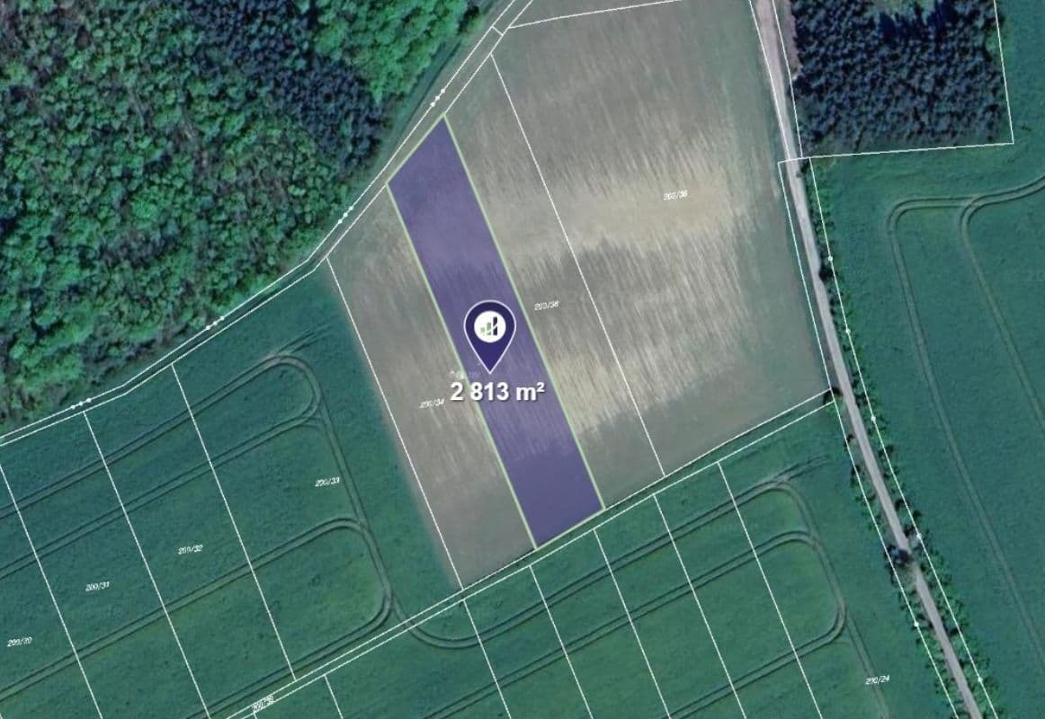 Prodej pozemku 2.822 m², Hřebečníky, Středočeský kraj Prodej pozemku 2.822 m², Hřebečníky, Středočeský kraj