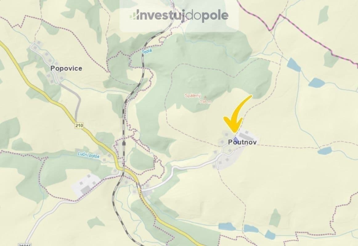 Prodej pozemku 2.266 m², Teplá, Karlovarský kraj Prodej pozemku 2.266 m², Teplá, Karlovarský kraj