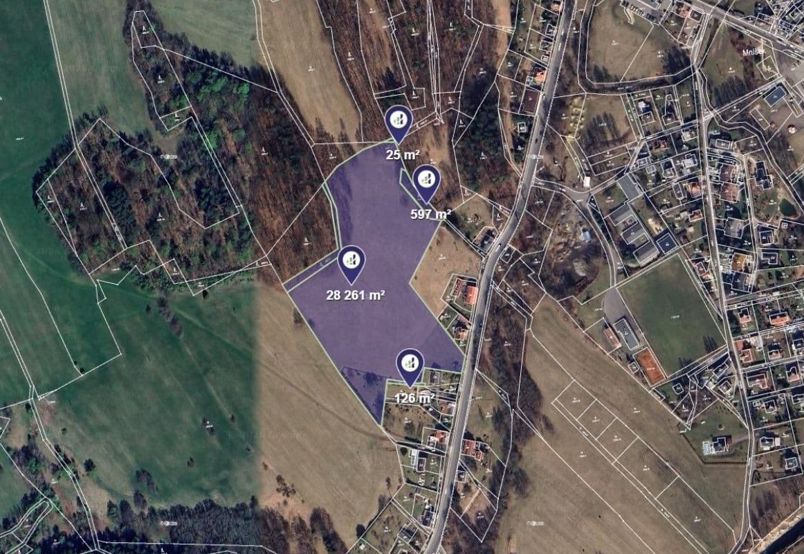 Prodej pozemku 7.252 m², Mníšek, Liberecký kraj Prodej pozemku 7.252 m², Mníšek, Liberecký kraj