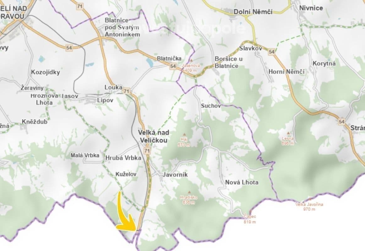 Prodej pozemku 3.800 m², Javorník, Jihomoravský kraj Prodej pozemku 3.800 m², Javorník, Jihomoravský kraj