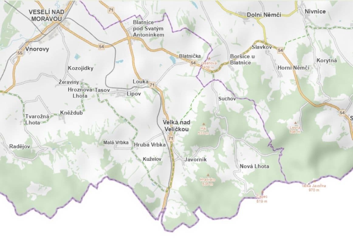 Prodej pozemku 3.800 m², Javorník, Jihomoravský kraj Prodej pozemku 3.800 m², Javorník, Jihomoravský kraj