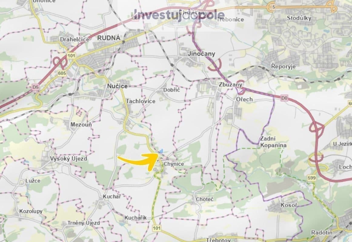 Prodej pozemku 2.430 m², Dobříč, Středočeský kraj Prodej pozemku 2.430 m², Dobříč, Středočeský kraj