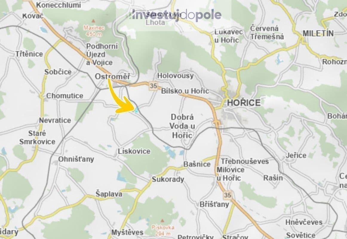 Prodej pozemku 2.672 m², Ostroměř, Královéhradecký kraj Prodej pozemku 2.672 m², Ostroměř, Královéhradecký kraj
