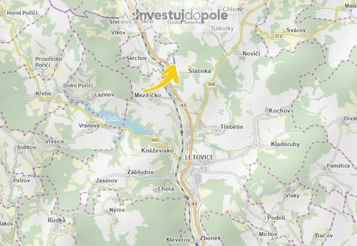Prodej pozemku 10.583 m², Letovice, Jihomoravský kraj Prodej pozemku 10.583 m², Letovice, Jihomoravský kraj