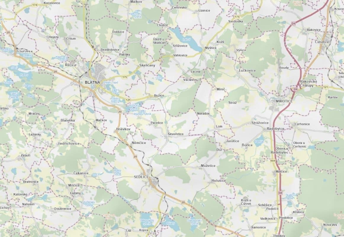 Prodej pozemku 2.938 m², Škvořetice, Jihočeský kraj Prodej pozemku 2.938 m², Škvořetice, Jihočeský kraj