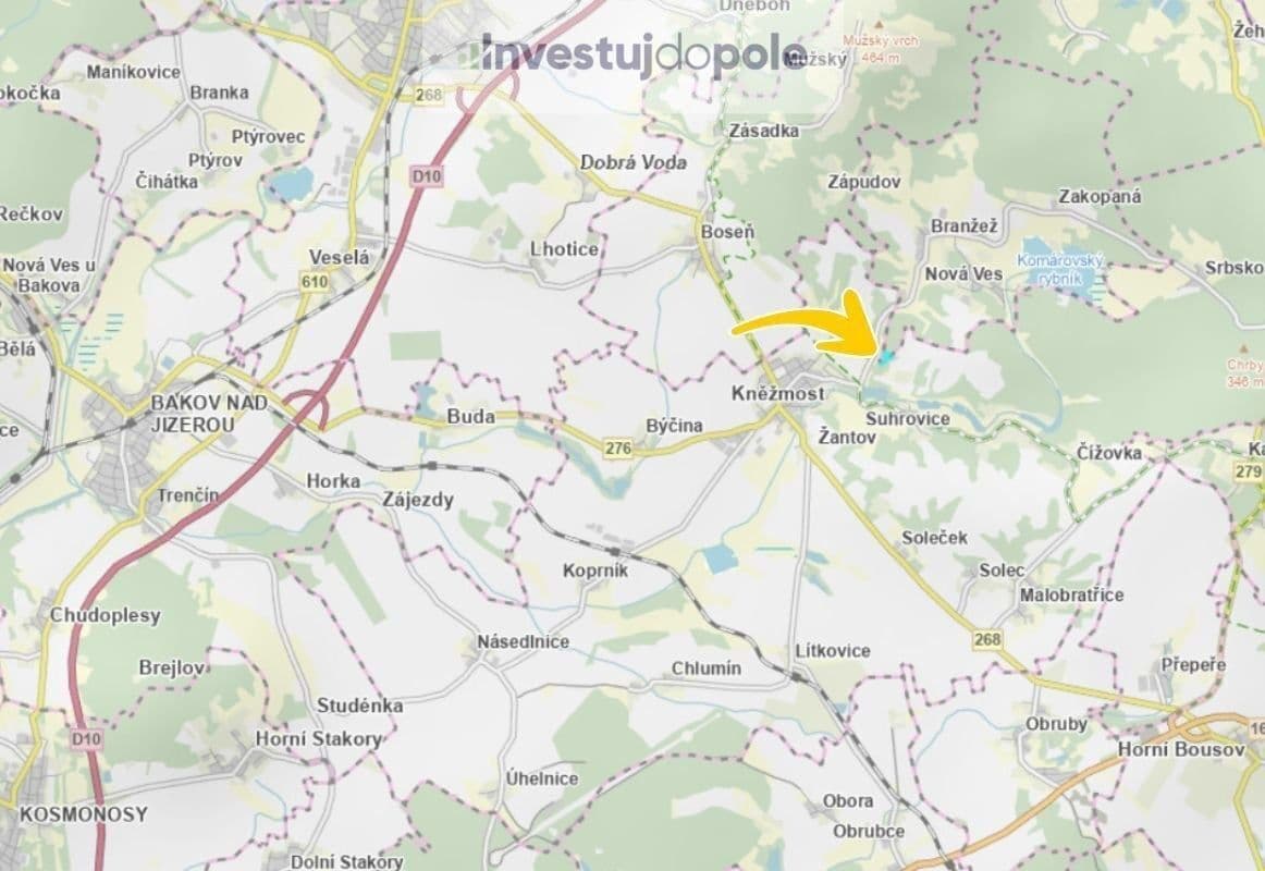 Prodej pozemku 11.234 m², Kněžmost, Středočeský kraj Prodej pozemku 11.234 m², Kněžmost, Středočeský kraj