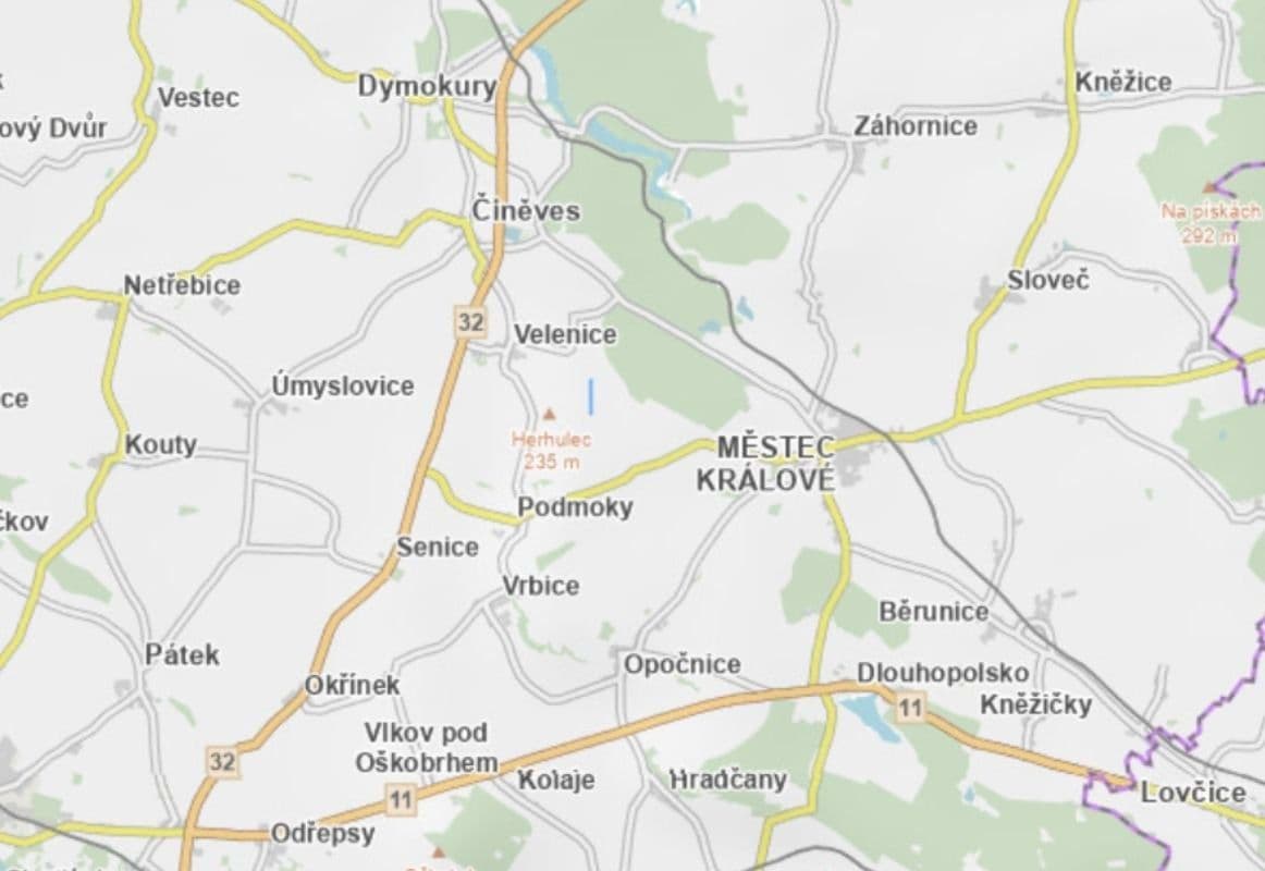Prodej pozemku 1.300 m², Velenice, Středočeský kraj Prodej pozemku 1.300 m², Velenice, Středočeský kraj