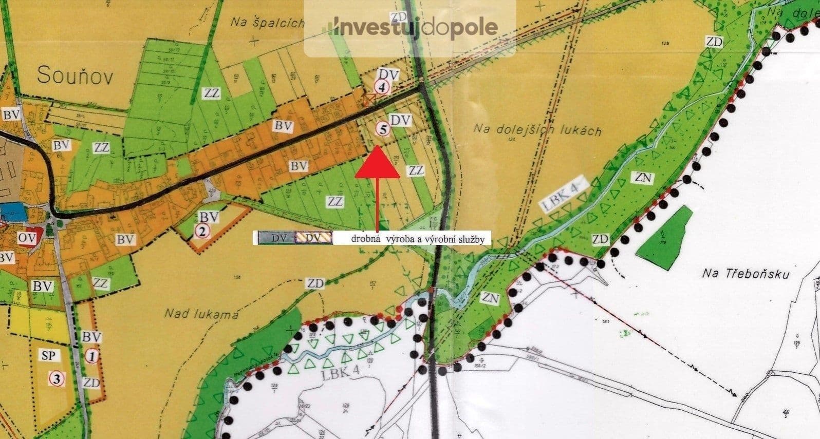 Prodej pozemku 2.048 m², Souňov, Středočeský kraj Prodej pozemku 2.048 m², Souňov, Středočeský kraj