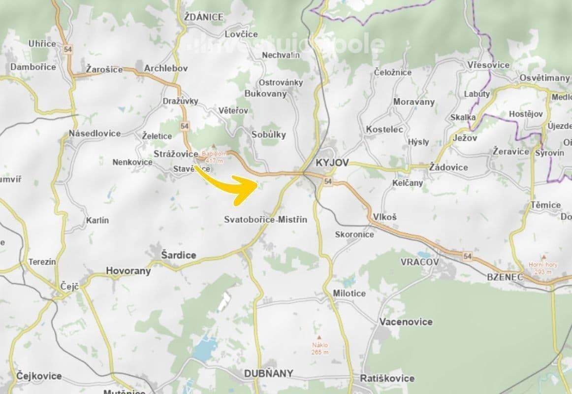 Prodej pozemku 2.398 m², Svatobořice-Mistřín, Jihomoravský kraj Prodej pozemku 2.398 m², Svatobořice-Mistřín, Jihomoravský kraj