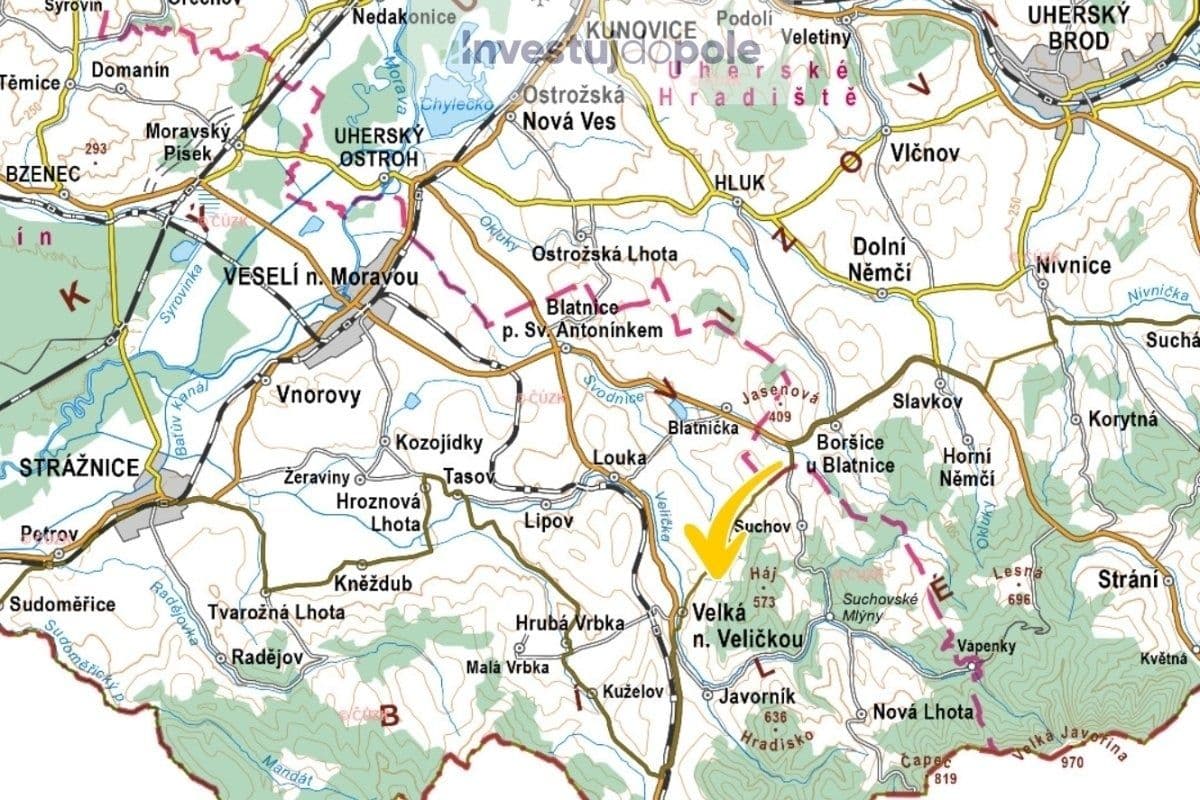 Prodej pozemku 1.144 m², Velká nad Veličkou, Jihomoravský kraj Prodej pozemku 1.144 m², Velká nad Veličkou, Jihomoravský kraj