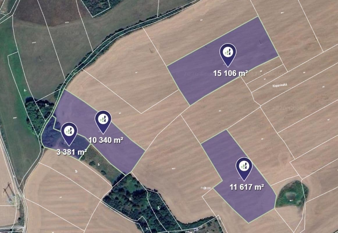 Prodej pozemku 40.444 m², Čisovice, Středočeský kraj Prodej pozemku 40.444 m², Čisovice, Středočeský kraj