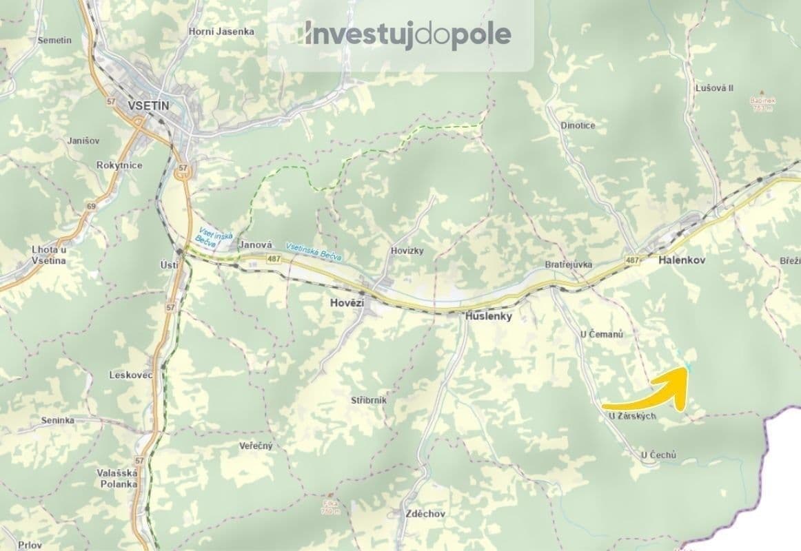 Prodej pozemku 2.148 m², Halenkov, Zlínský kraj Prodej pozemku 2.148 m², Halenkov, Zlínský kraj