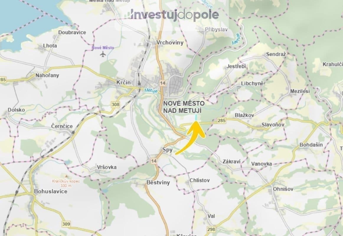Prodej pozemku 2.690 m², Nové Město nad Metují, Královéhradecký kraj Prodej pozemku 2.690 m², Nové Město nad Metují, Královéhradecký kraj