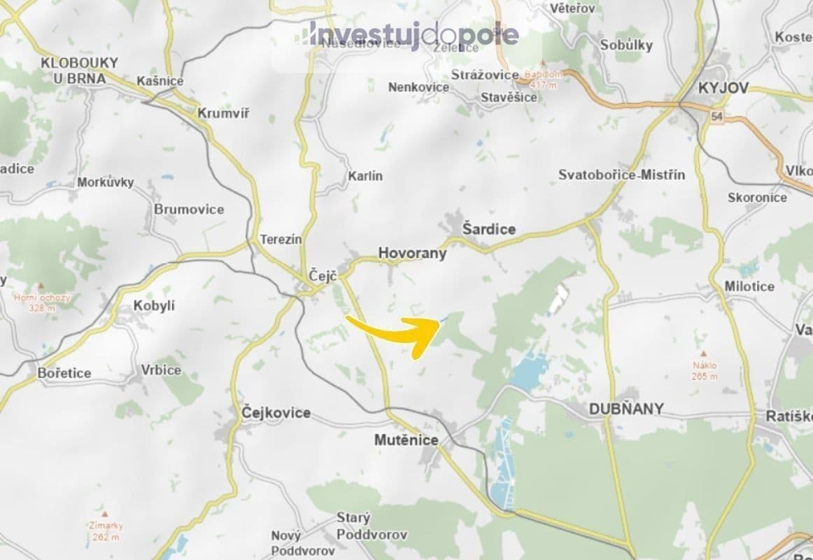 Prodej pozemku 5.482 m², Hovorany, Jihomoravský kraj Prodej pozemku 5.482 m², Hovorany, Jihomoravský kraj