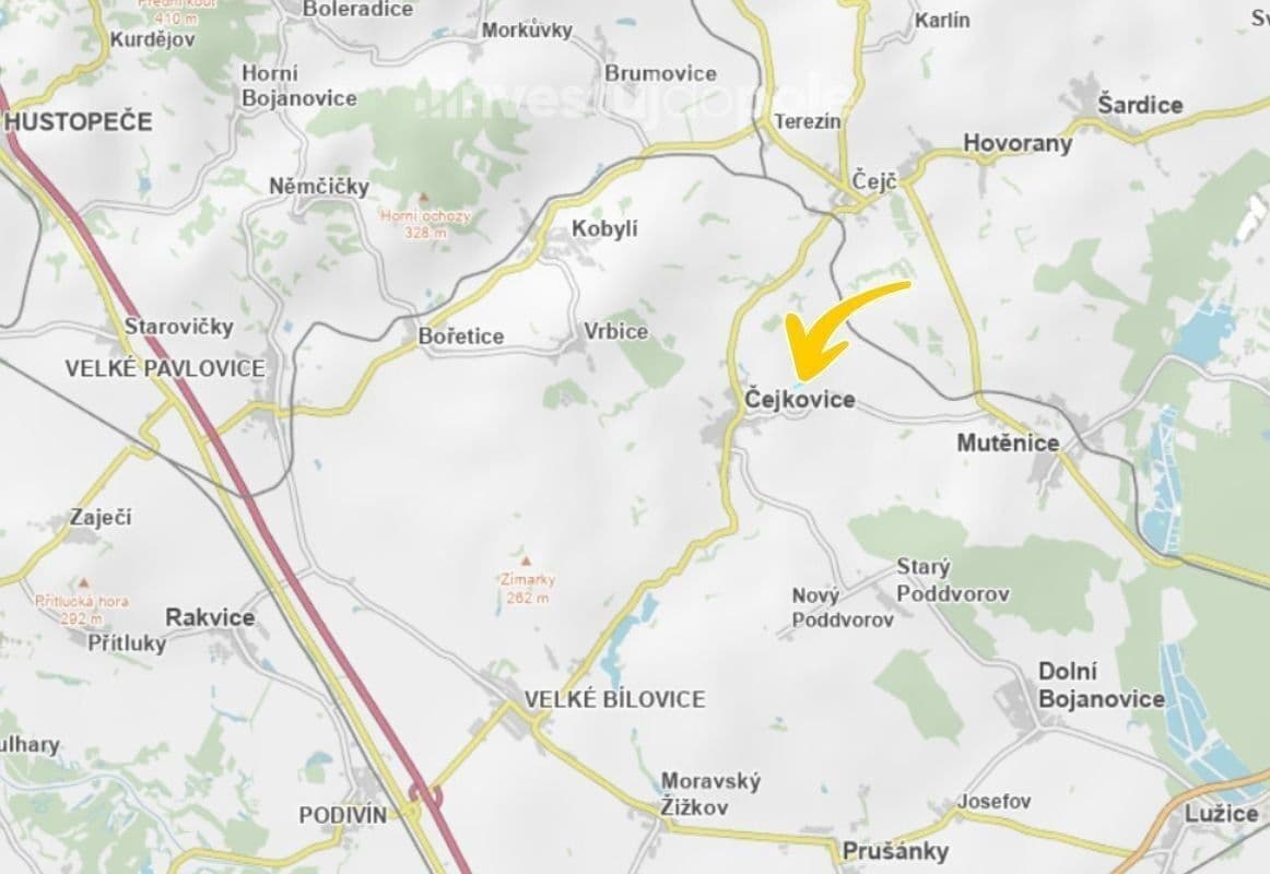 Prodej pozemku 1.956 m², Čejkovice, Jihomoravský kraj Prodej pozemku 1.956 m², Čejkovice, Jihomoravský kraj