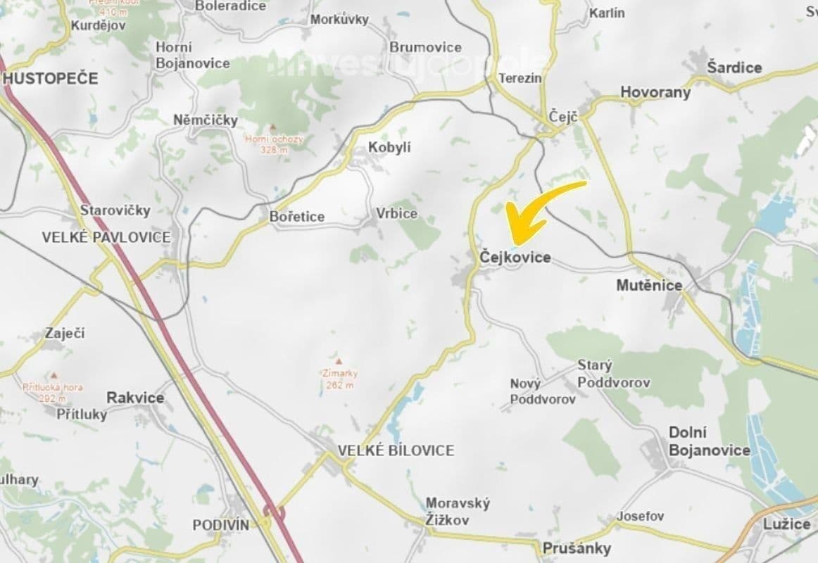 Prodej pozemku 1.956 m², Čejkovice, Jihomoravský kraj Prodej pozemku 1.956 m², Čejkovice, Jihomoravský kraj