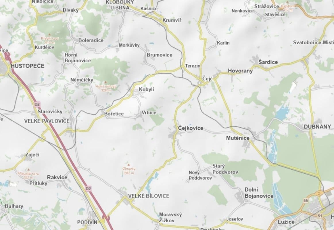 Prodej pozemku 1.956 m², Čejkovice, Jihomoravský kraj Prodej pozemku 1.956 m², Čejkovice, Jihomoravský kraj