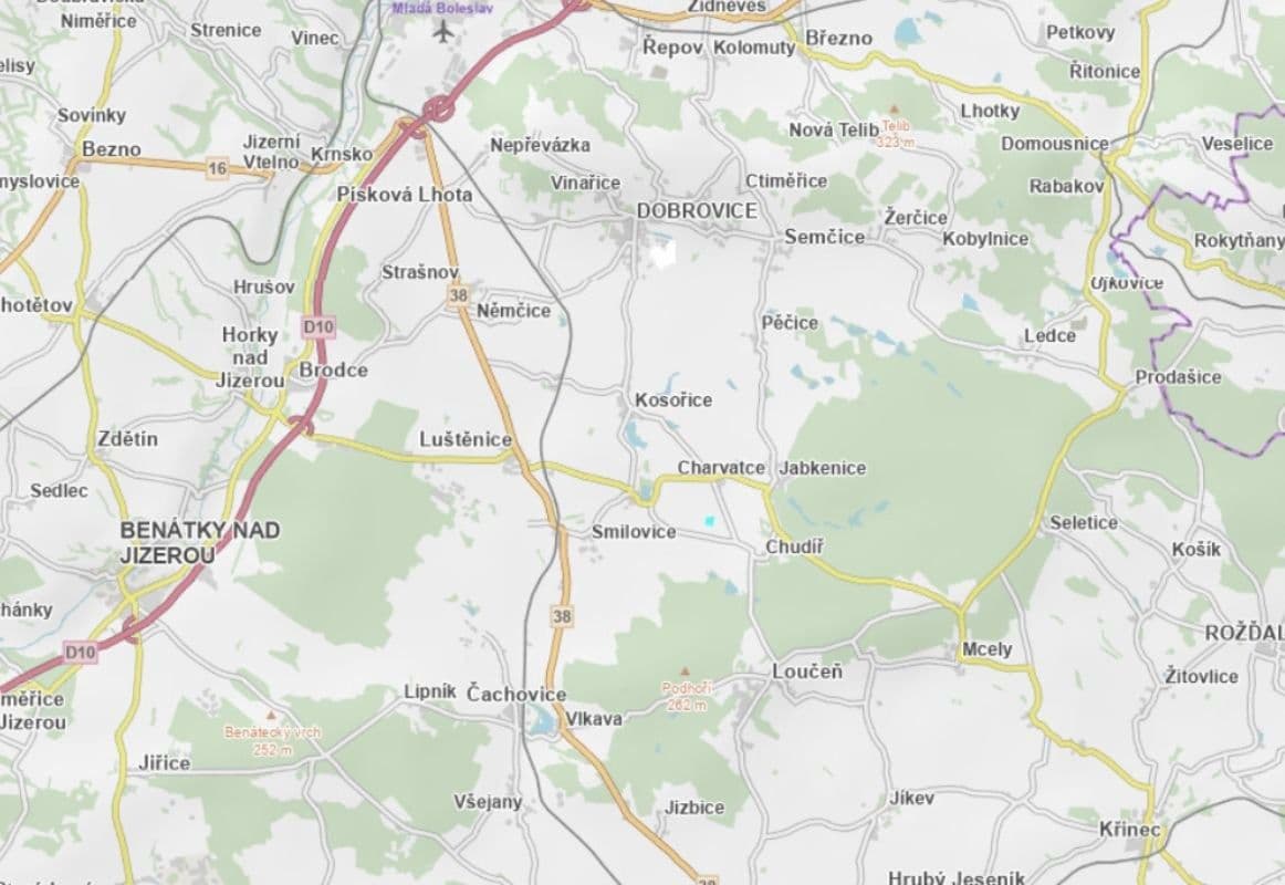 Prodej pozemku 3.799 m², Chudíř, Středočeský kraj Prodej pozemku 3.799 m², Chudíř, Středočeský kraj