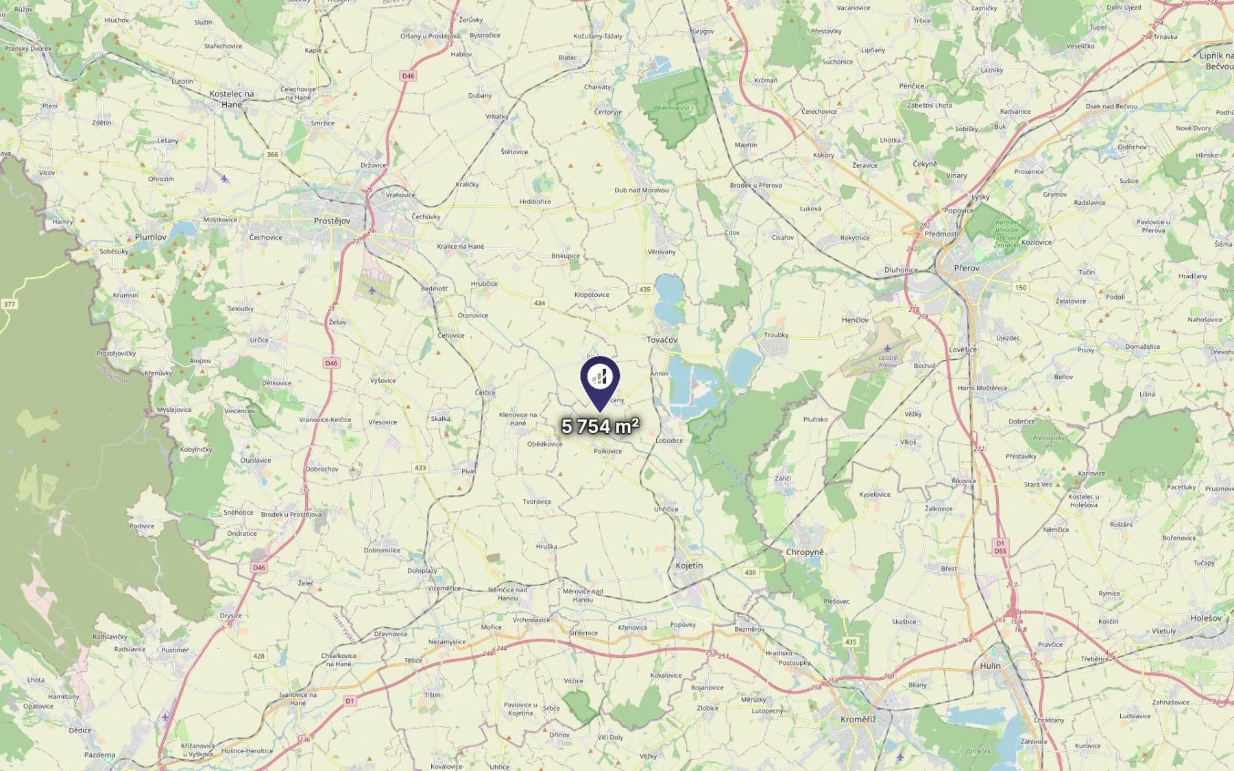 Prodej pozemku 2.856 m², Oplocany, Olomoucký kraj Prodej pozemku 2.856 m², Oplocany, Olomoucký kraj
