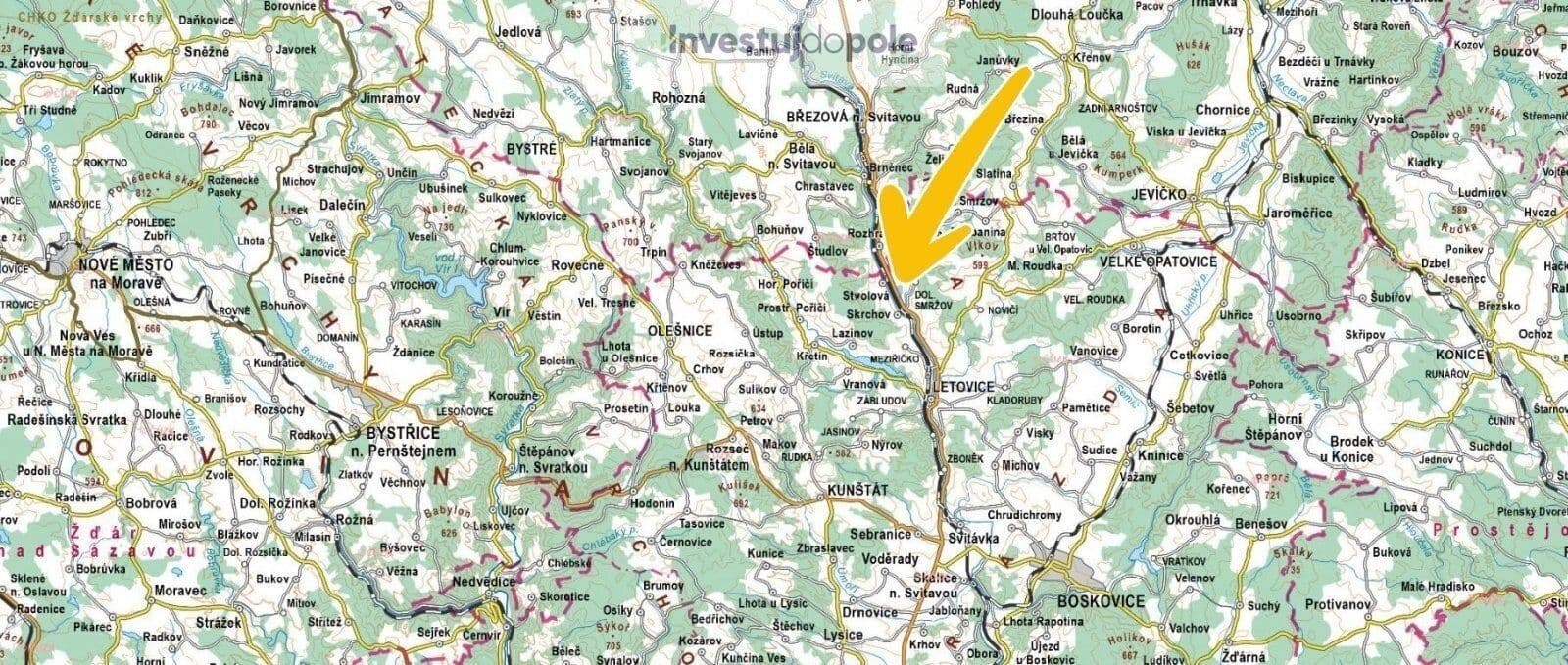 Prodej pozemku 63.481 m², Skrchov, Jihomoravský kraj Prodej pozemku 63.481 m², Skrchov, Jihomoravský kraj