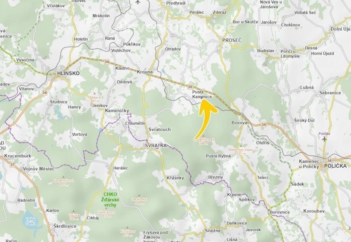 Prodej pozemku 17.425 m², Pustá Kamenice, Pardubický kraj Prodej pozemku 17.425 m², Pustá Kamenice, Pardubický kraj