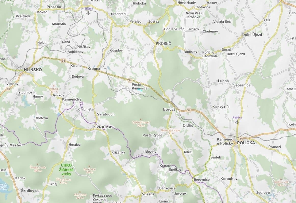 Prodej pozemku 17.425 m², Pustá Kamenice, Pardubický kraj Prodej pozemku 17.425 m², Pustá Kamenice, Pardubický kraj