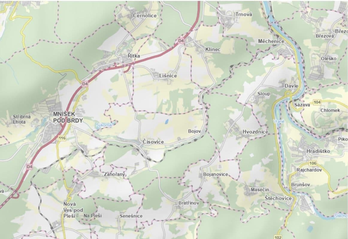 Prodej pozemku 13.937 m², Čisovice, Středočeský kraj Prodej pozemku 13.937 m², Čisovice, Středočeský kraj