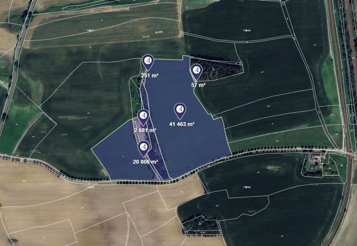Prodej pozemku 10.876 m², Písek, Jihočeský kraj Prodej pozemku 10.876 m², Písek, Jihočeský kraj