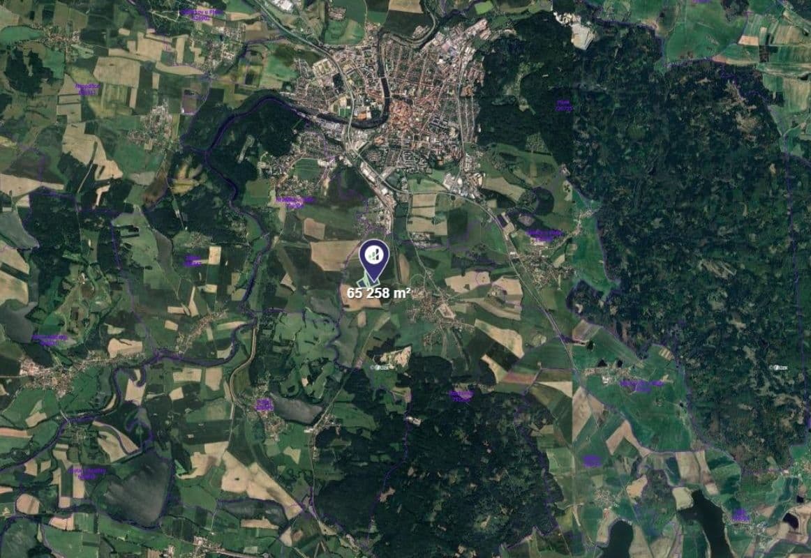 Prodej pozemku 10.876 m², Písek, Jihočeský kraj Prodej pozemku 10.876 m², Písek, Jihočeský kraj