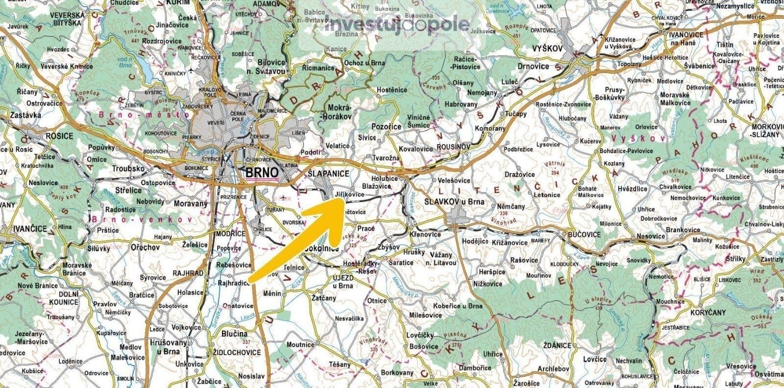 Prodej pozemku 2.011 m², Šlapanice, Jihomoravský kraj Prodej pozemku 2.011 m², Šlapanice, Jihomoravský kraj