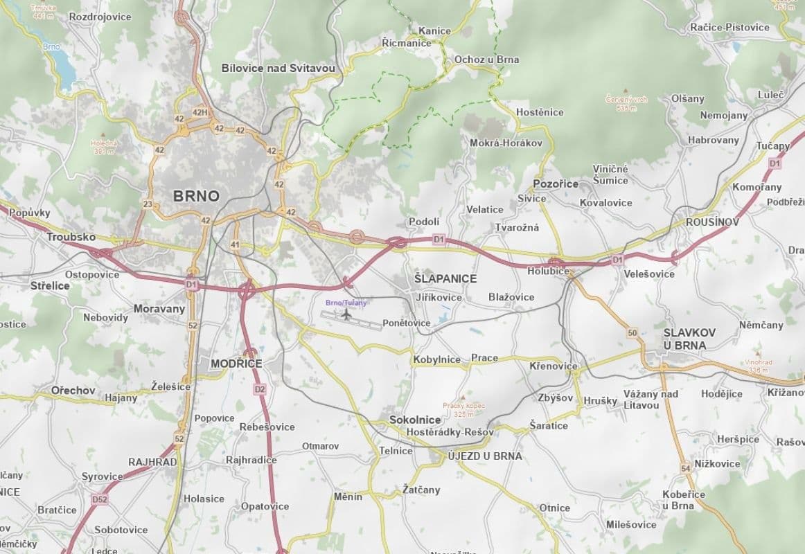 Prodej pozemku 2.011 m², Šlapanice, Jihomoravský kraj Prodej pozemku 2.011 m², Šlapanice, Jihomoravský kraj