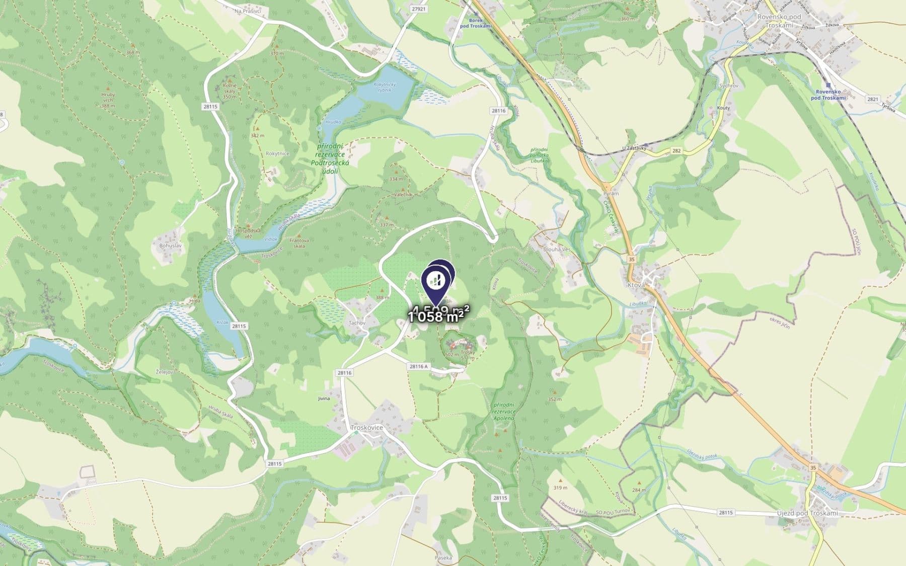 Prodej pozemku 5.567 m², Troskovice, Liberecký kraj Prodej pozemku 5.567 m², Troskovice, Liberecký kraj