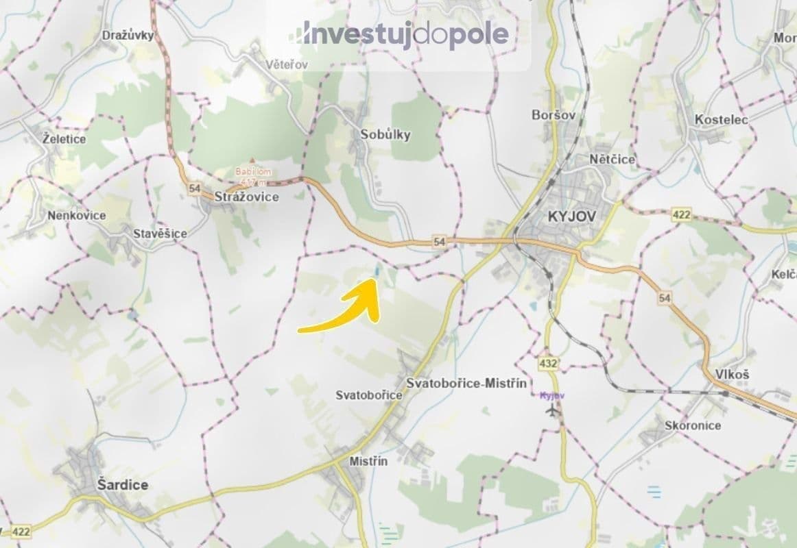 Prodej pozemku 2.854 m², Svatobořice-Mistřín, Jihomoravský kraj Prodej pozemku 2.854 m², Svatobořice-Mistřín, Jihomoravský kraj