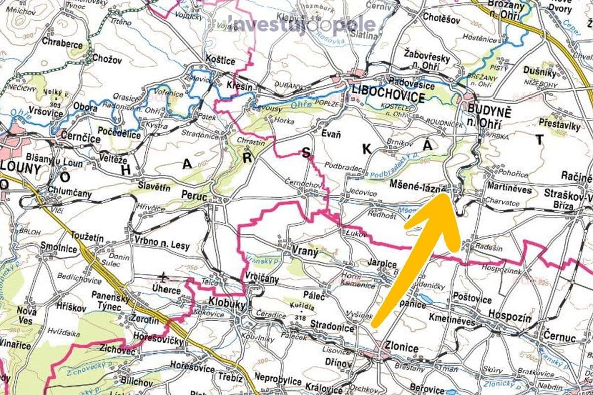 Prodej pozemku 3.529 m², Mšené-lázně, Ústecký kraj Prodej pozemku 3.529 m², Mšené-lázně, Ústecký kraj