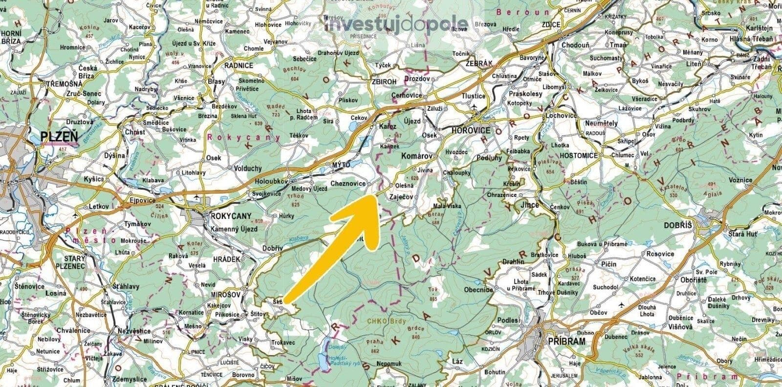 Prodej pozemku 7.448 m², Cheznovice, Plzeňský kraj Prodej pozemku 7.448 m², Cheznovice, Plzeňský kraj